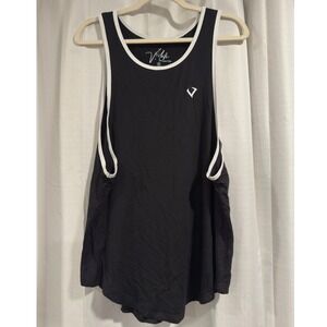 NWT Violate the Dress Code Mens Tank Top XL Black Athletic Gym Bodybuilding
